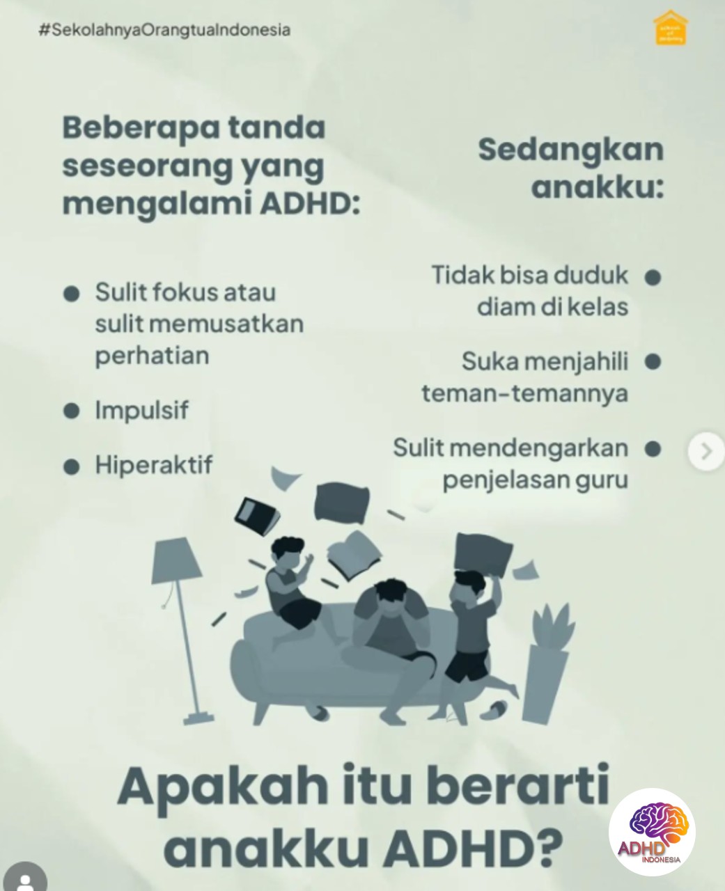 Ciri dan Gejala ADHD pada Anak Usia Dini di Kabupaten Bojonegoro