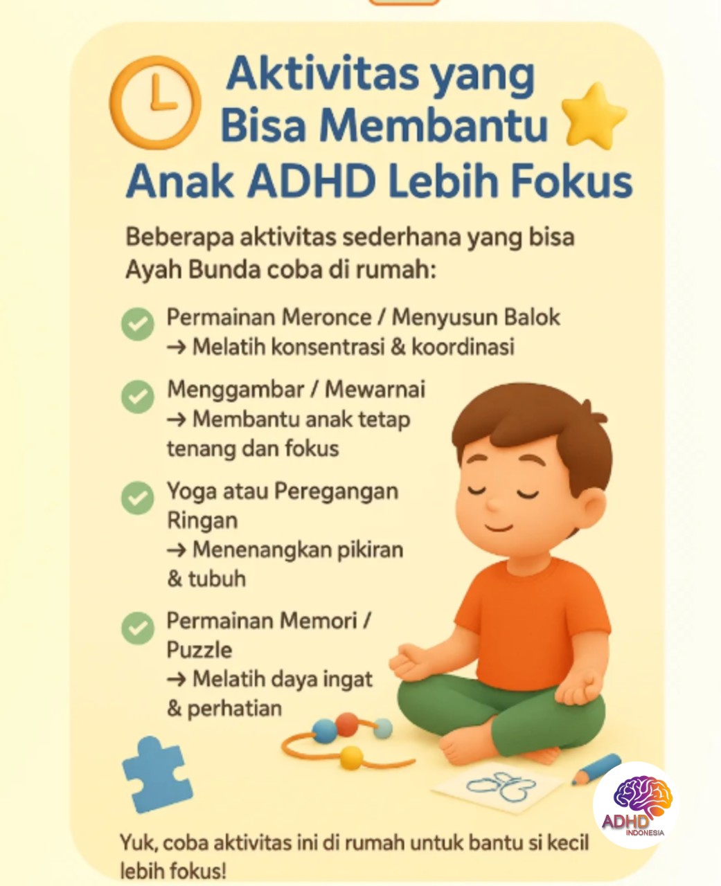 Pendekatan Edukatif yang Tepat untuk Anak ADHD di Kabupaten Bojonegoro