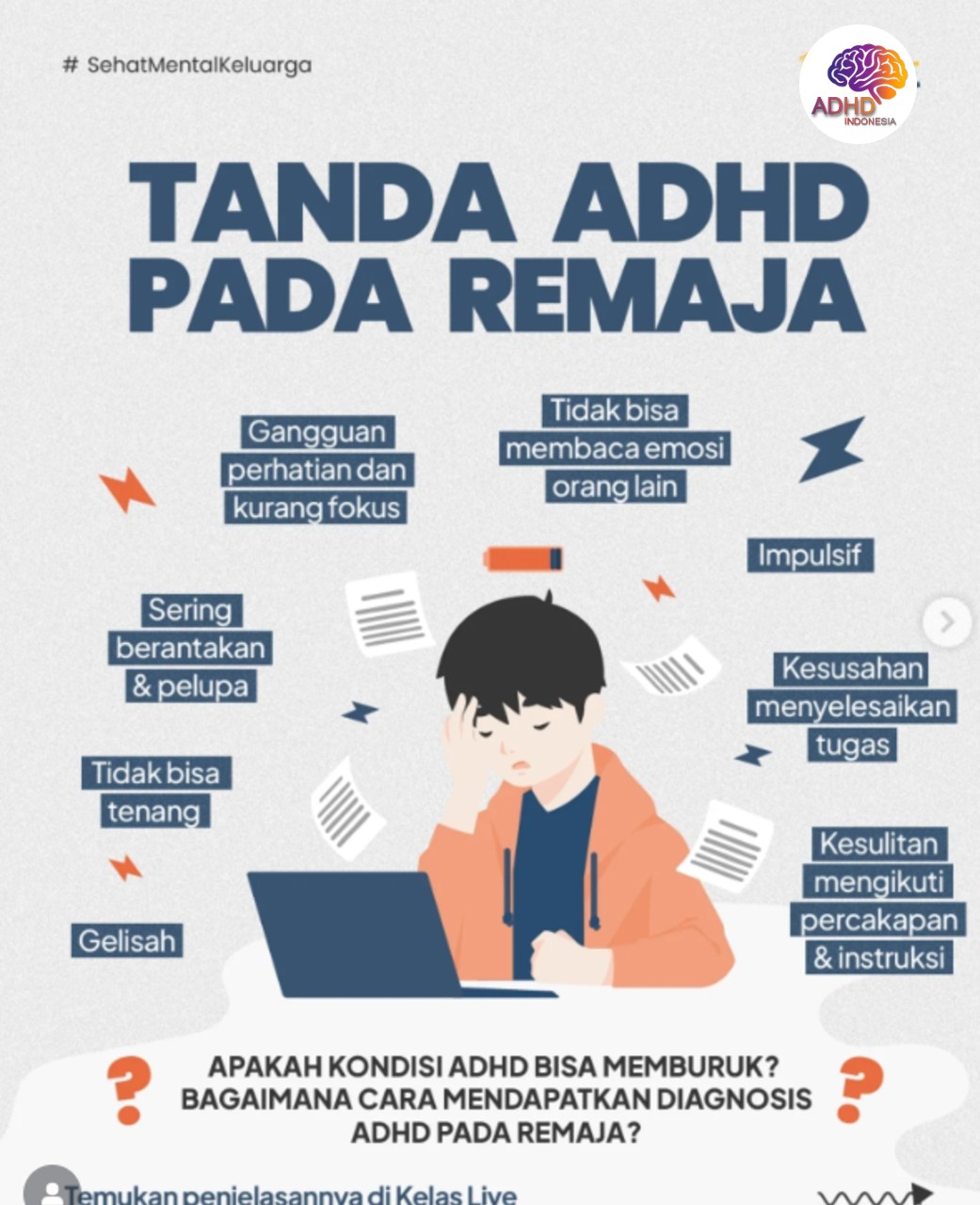 Screening ADHD Non-Diagnostik: Edukasi Awal bagi Orang Tua di Kabupaten Bojonegoro